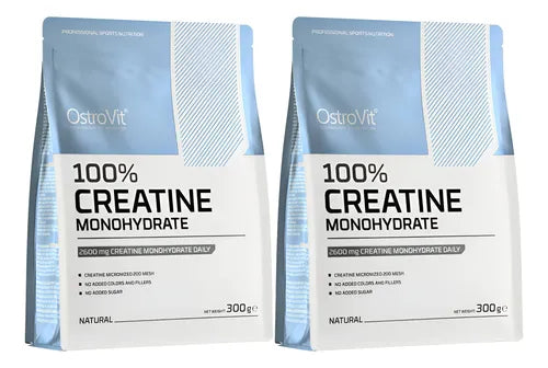 Pack 2x Creatina Monohidratada OstroVit 300g - Más fuerza y recuperación